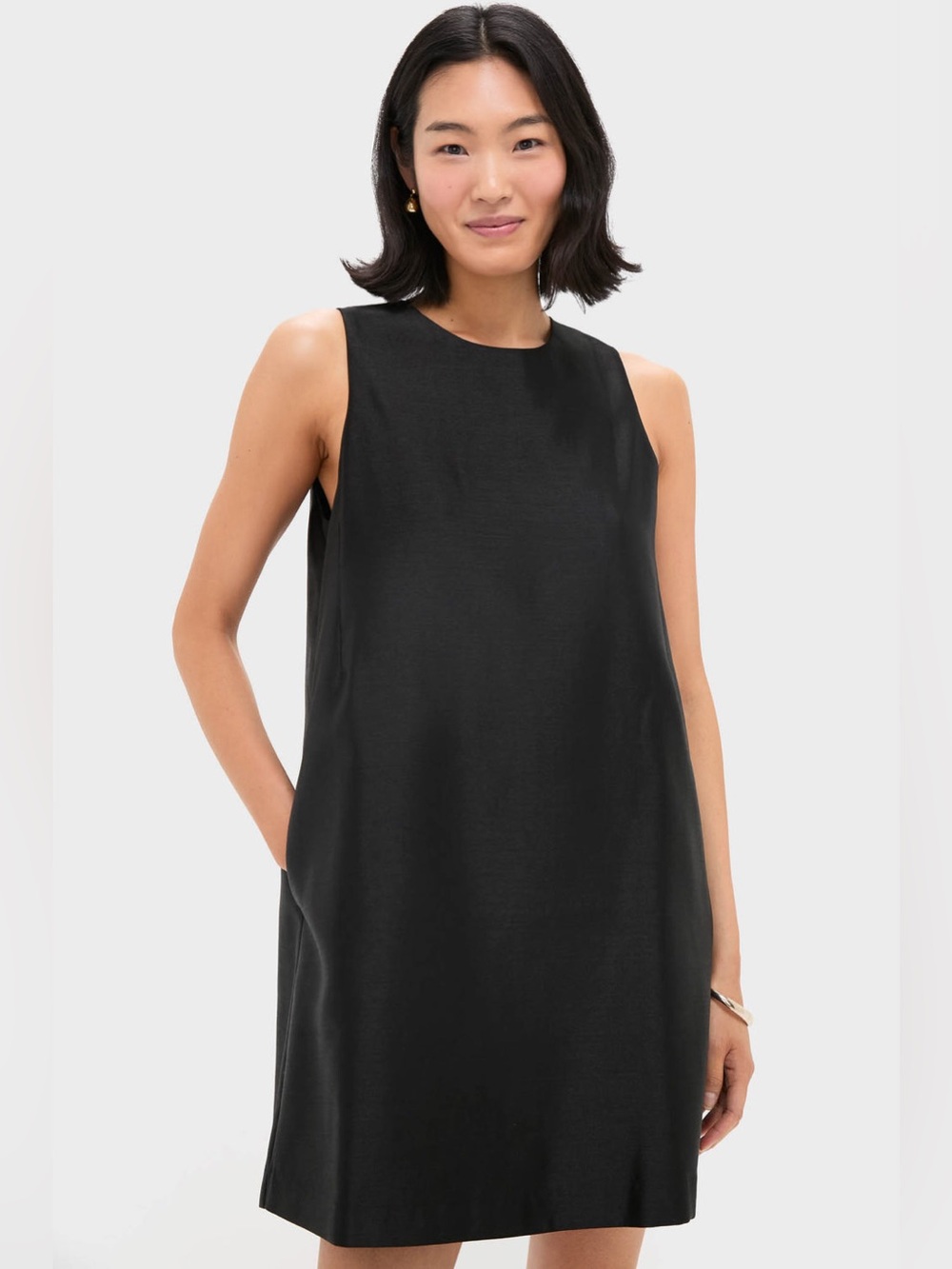 NEW Tuckernuck Black Dupioni Marlowe Dress Size Large NWT Cocktail LBD